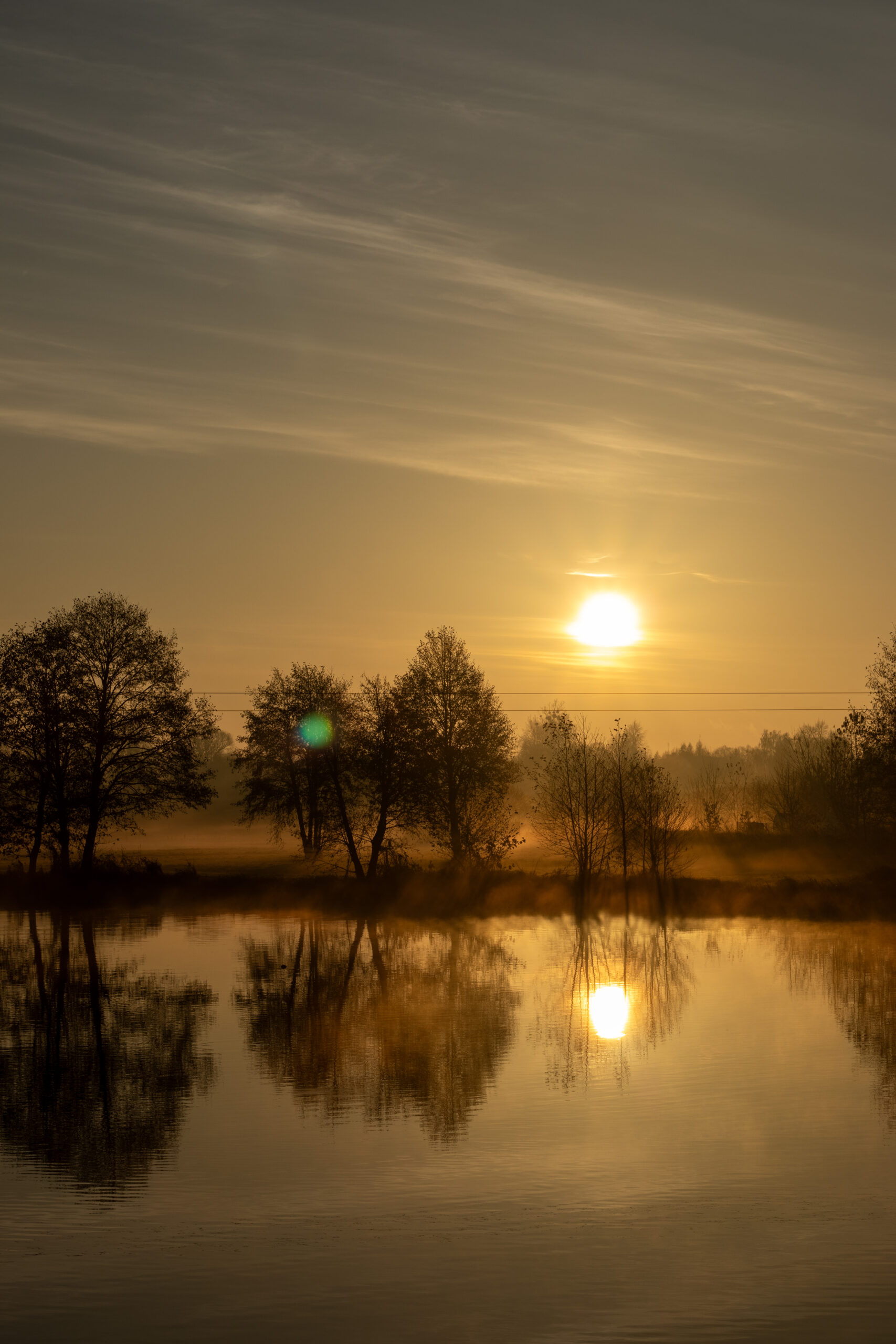 Zimowy wschód słońca